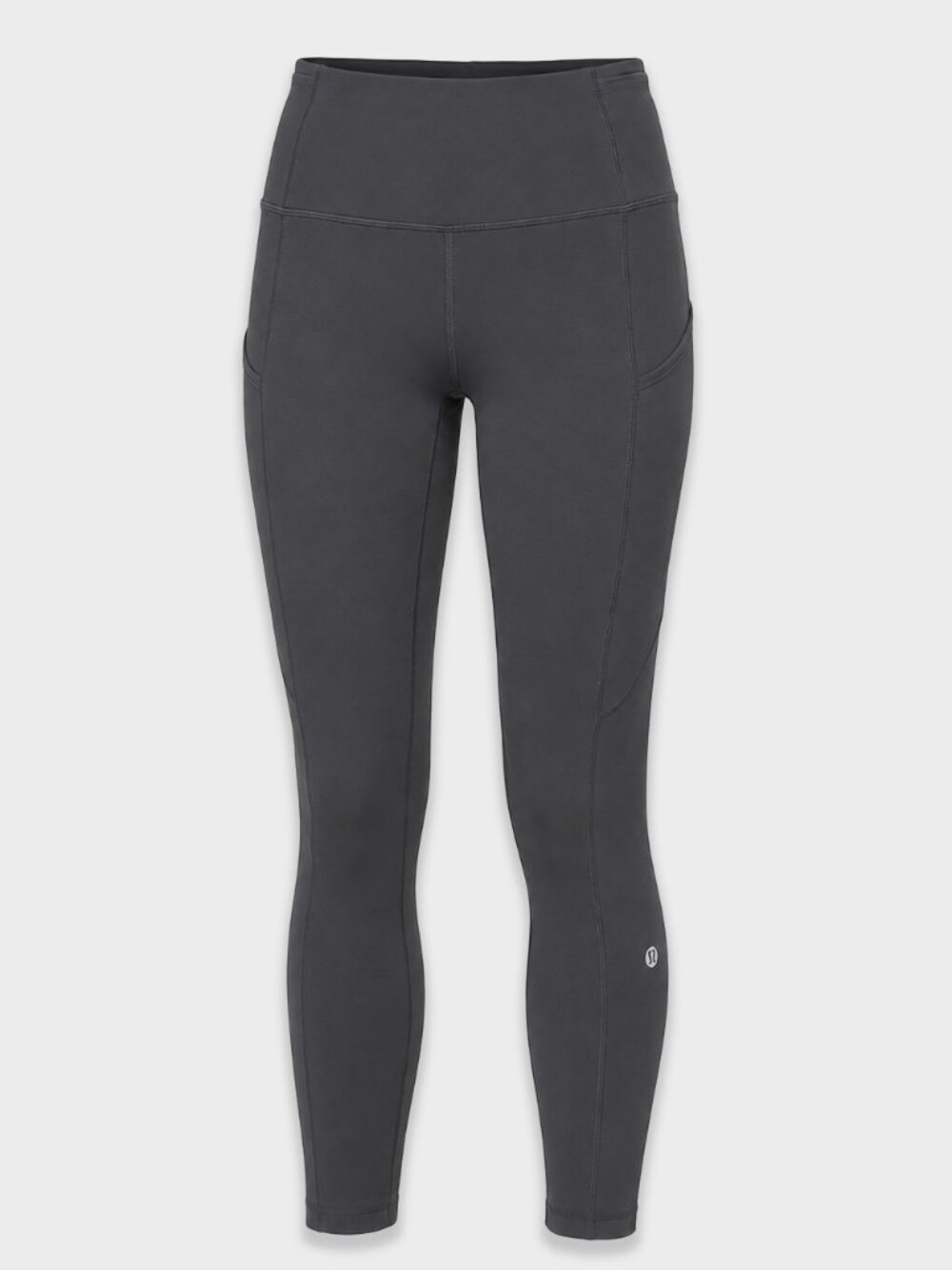 Lululemon Fast & Free 7/8 Tight II 25" Nulux Leggings 4 Black W5BXQS - Picture 2 of 15